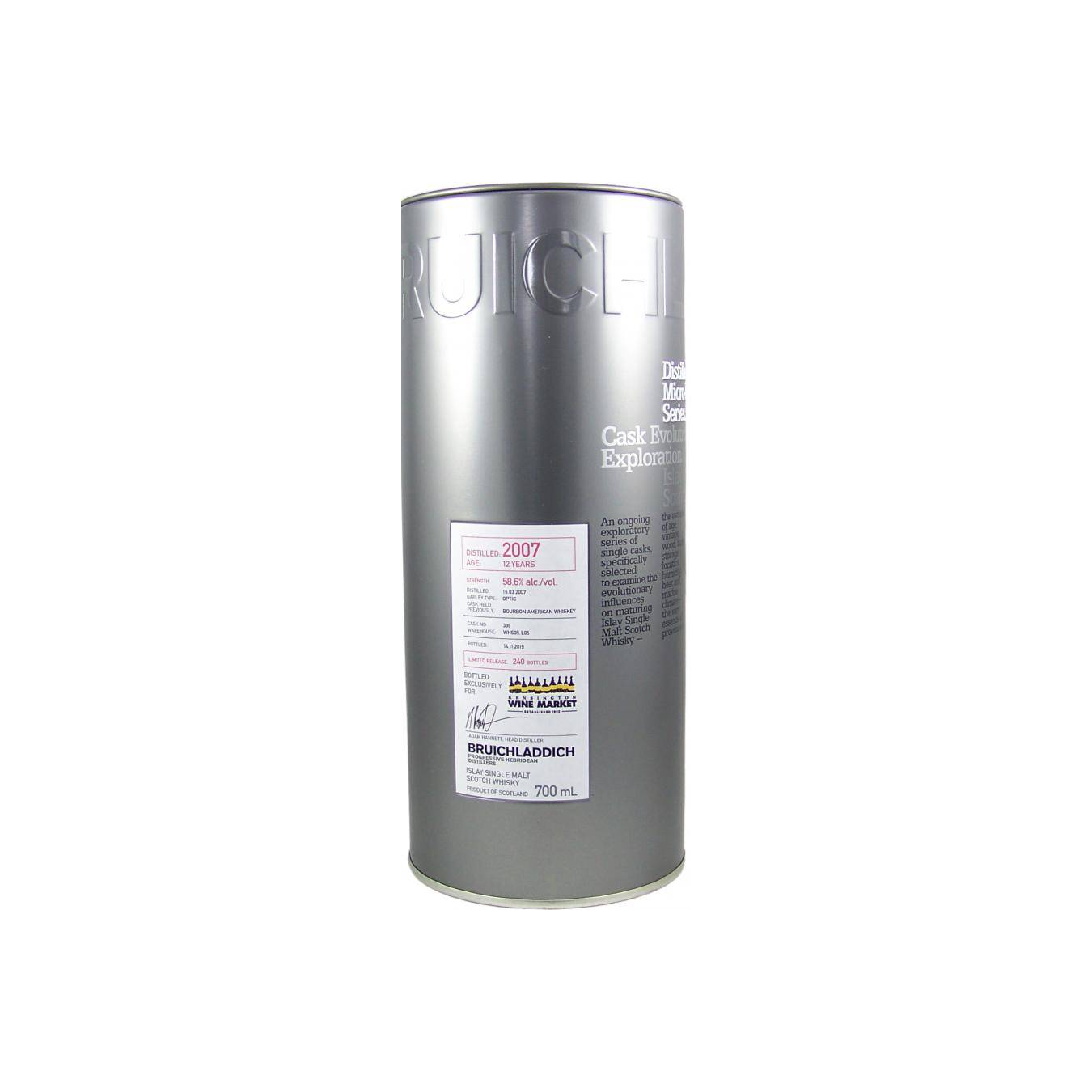 Bruichladdich 2007 12 Years Single Malt Whisky 3