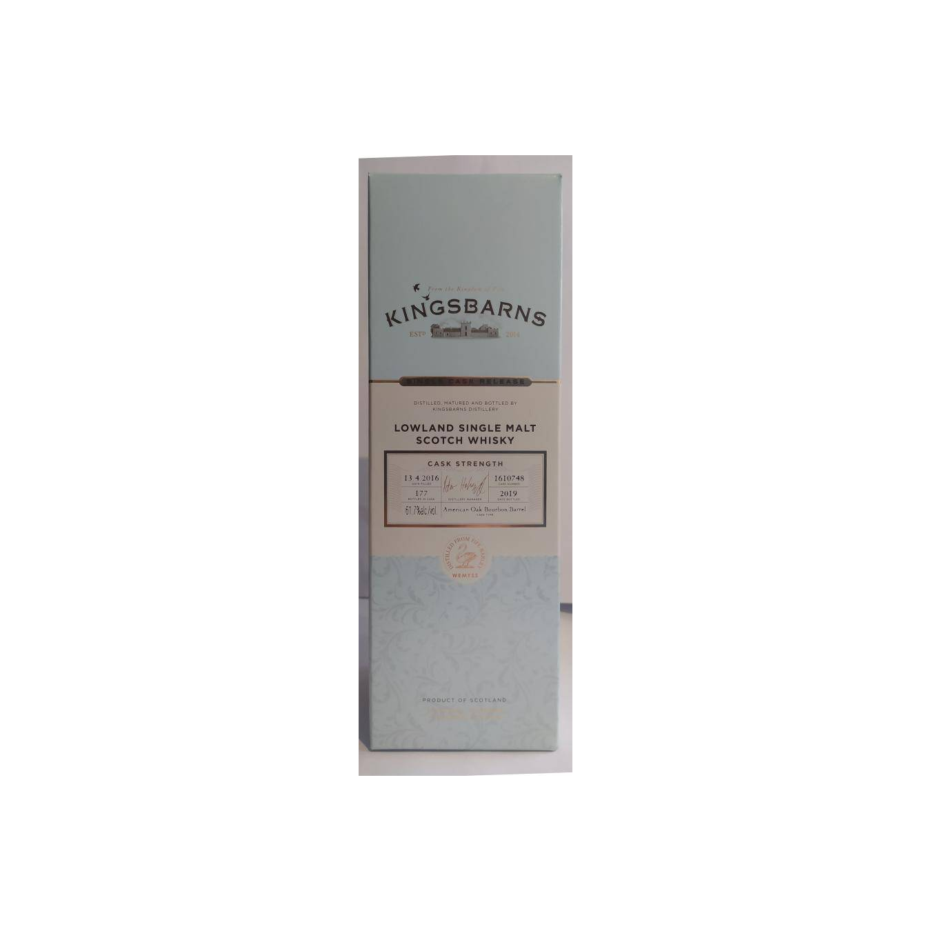 Kingsbarns 2016 3 Years Single Malt Whisky 2