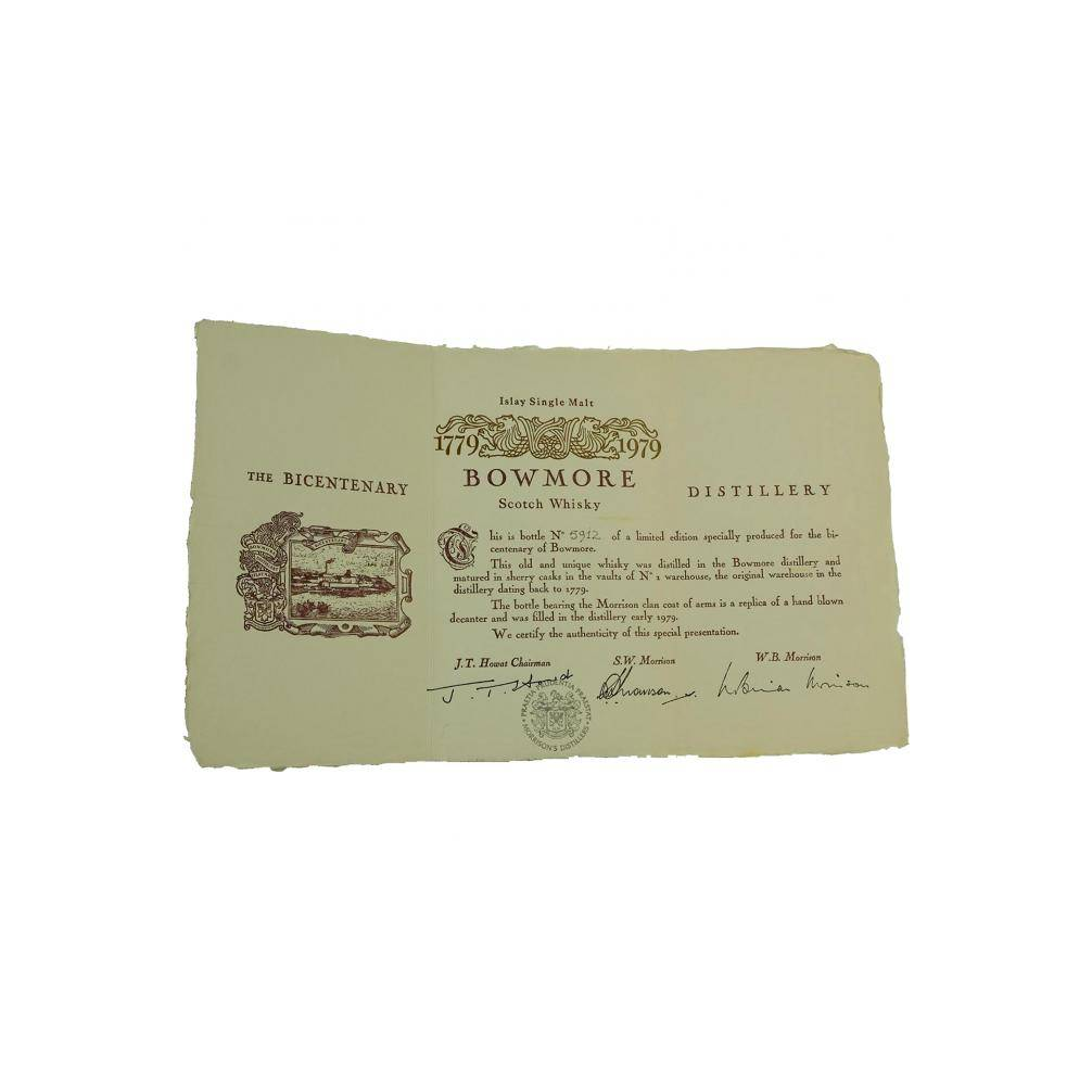 Bowmore 1964 15 Years Single Malt Whisky 3