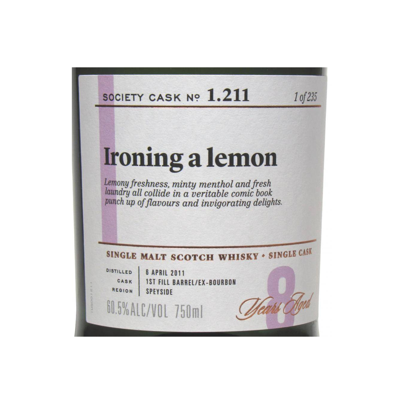 The Scotch Malt Whisky Society 2011 8 Years Single Malt Whisky 2