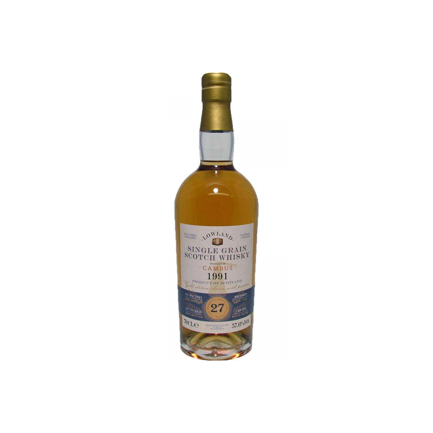 Cambus 1991 27 Years Single Grain Whisky