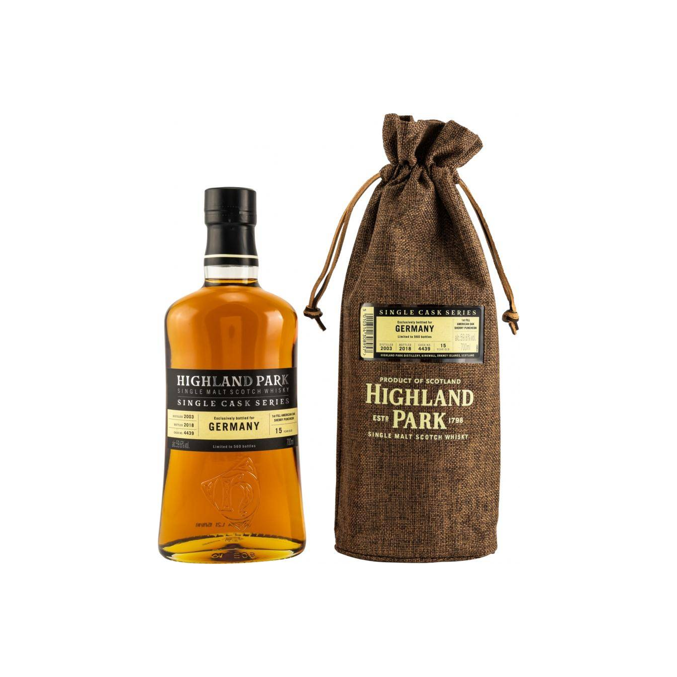 Highland Park Single Cask 2003 15 Years Single Malt Whisky 3