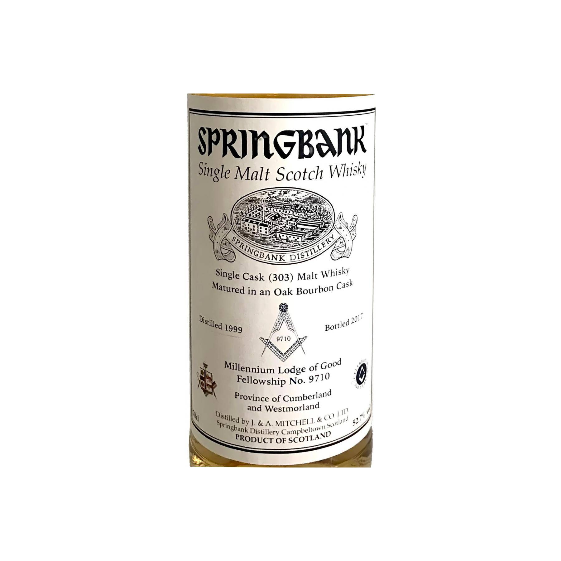 Springbank Private Bottling 1999 18 Years Single Malt Whisky 2