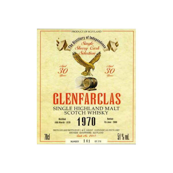 Glenfarclas 1970 30 Years Single Malt Whisky 2