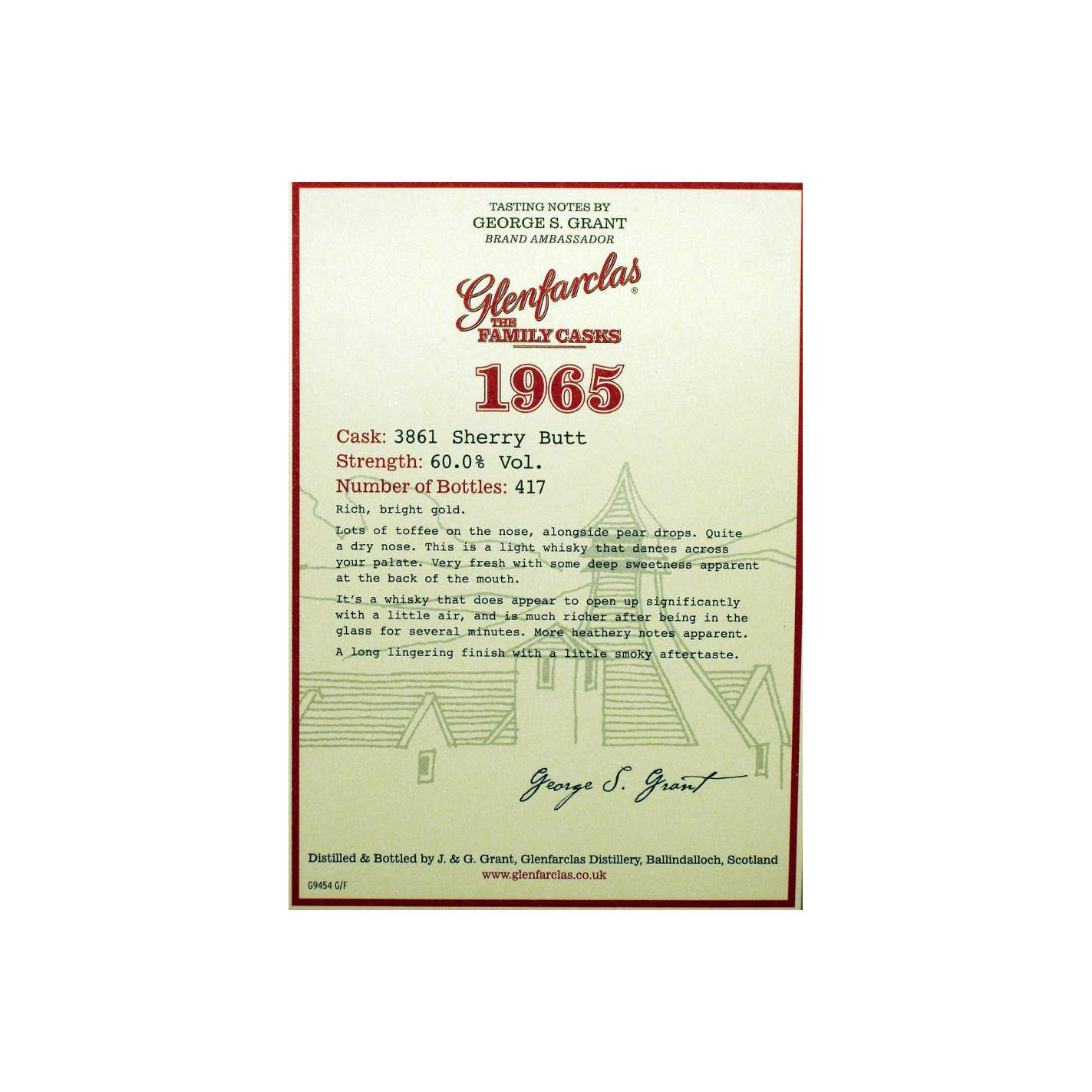 Glenfarclas 1965 41 Years Single Malt Whisky 3