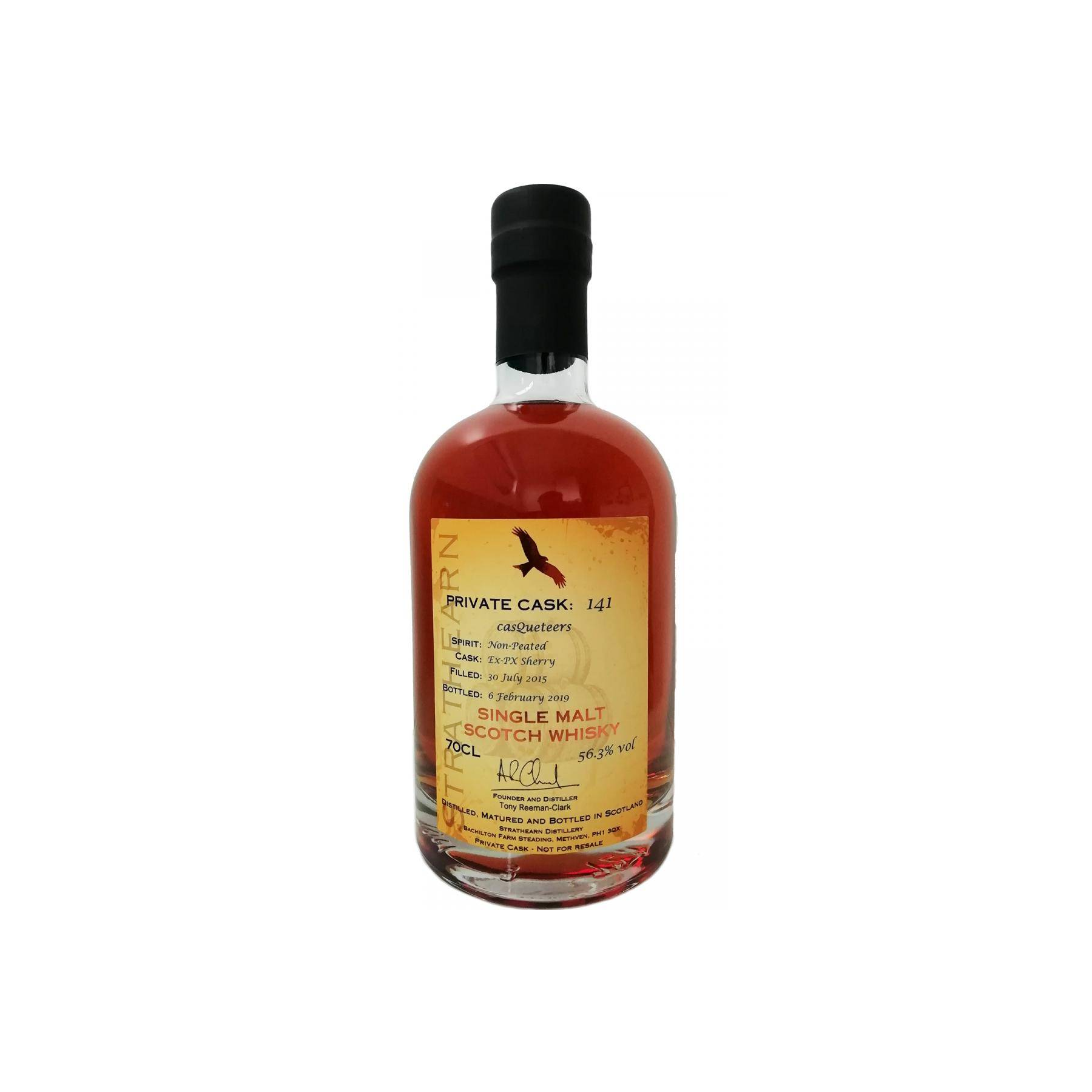 Strathearn Private Cask 2015 3 Years Single Malt Whisky