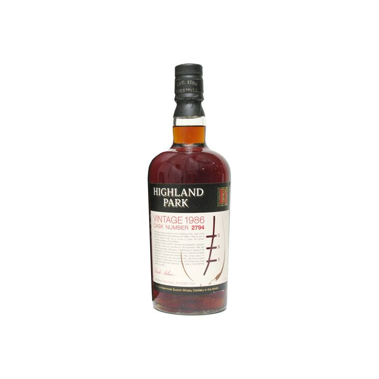 Highland Park 1986 19 Years Single Malt Whisky