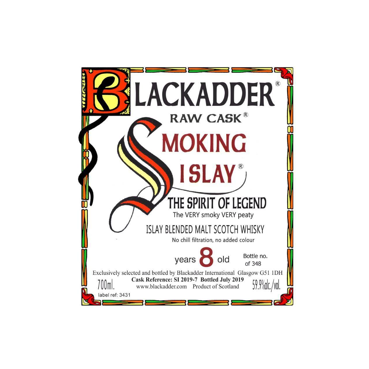 Blackadder Raw Cask 8 Years Blended Malt Whisky 3