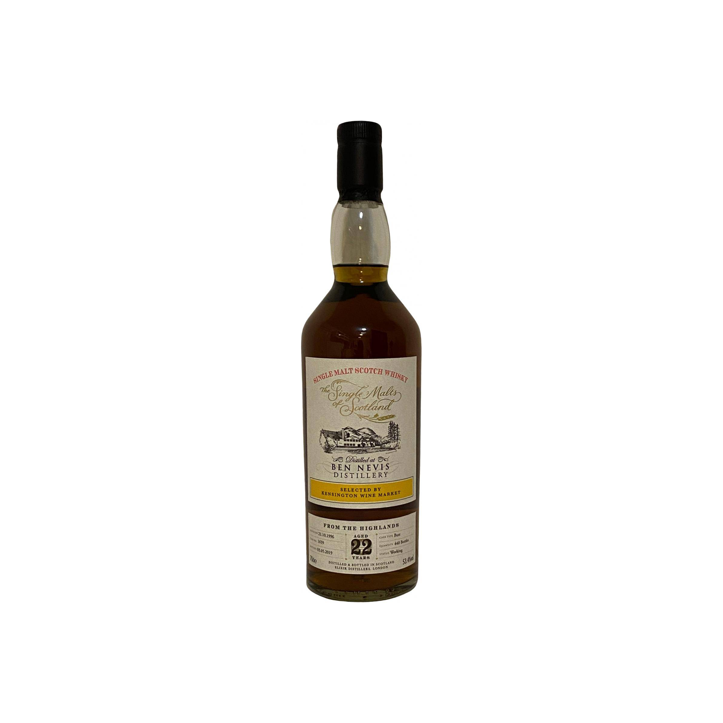Ben Nevis The Single Malts of Scotland 1996 22 Years Single Malt Whisky