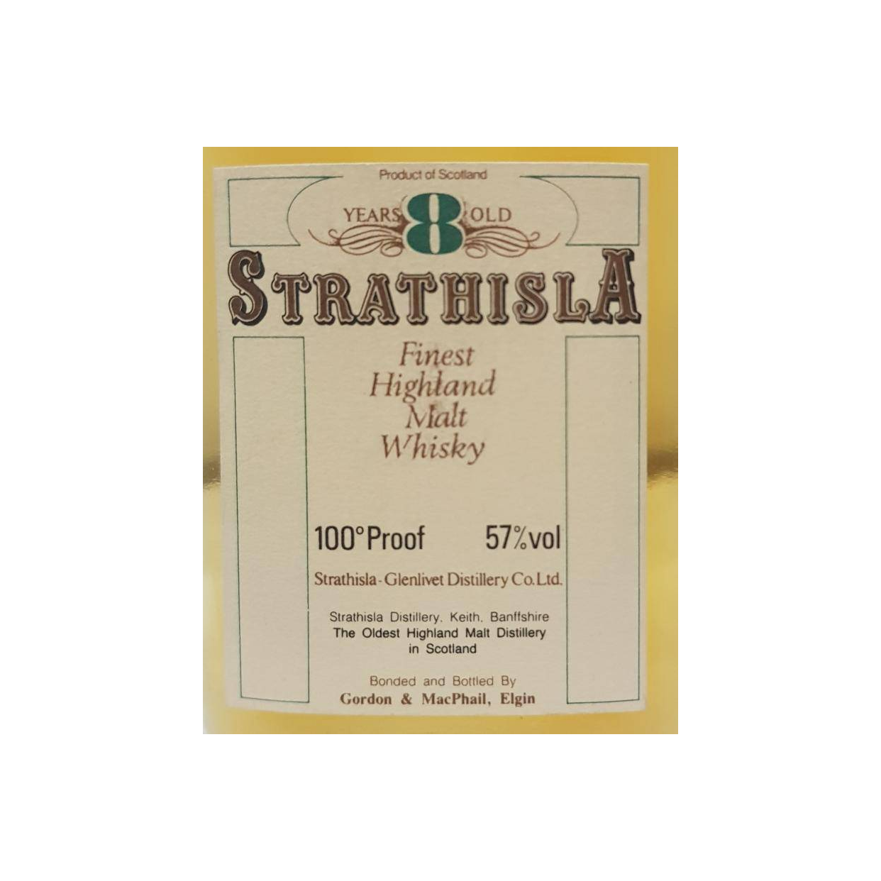 Strathisla 8 Years Single Malt Whisky 3