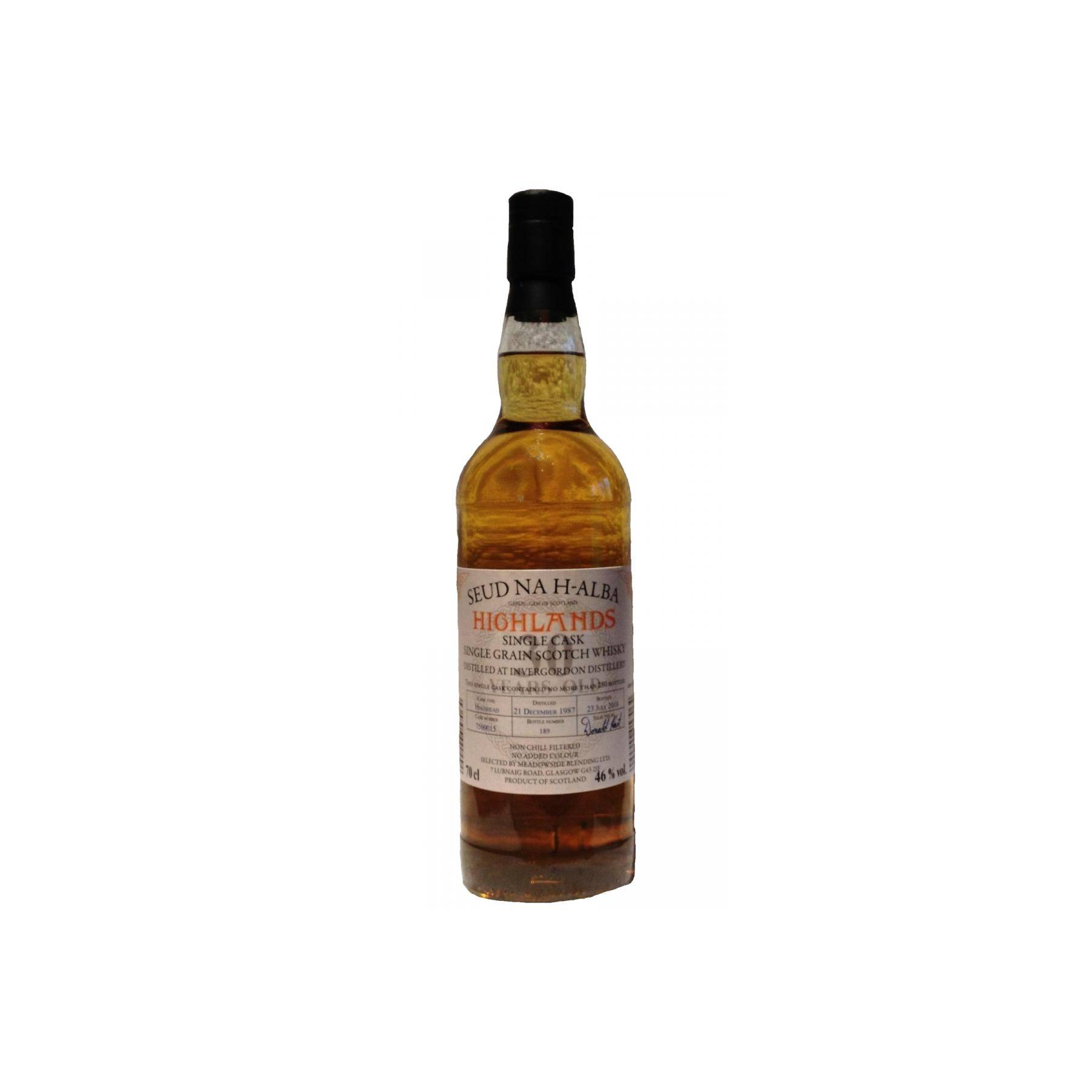Invergordon 1987 30 Years Single Grain Whisky