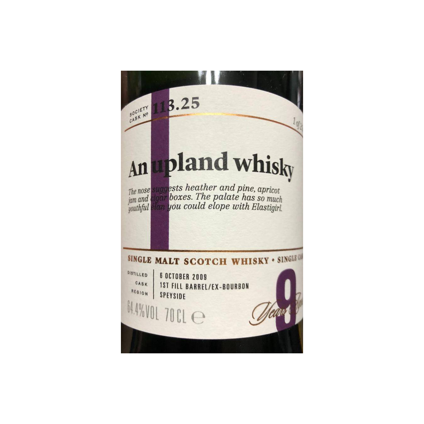 The Scotch Malt Whisky Society 2009 9 Years Single Malt Whisky 2