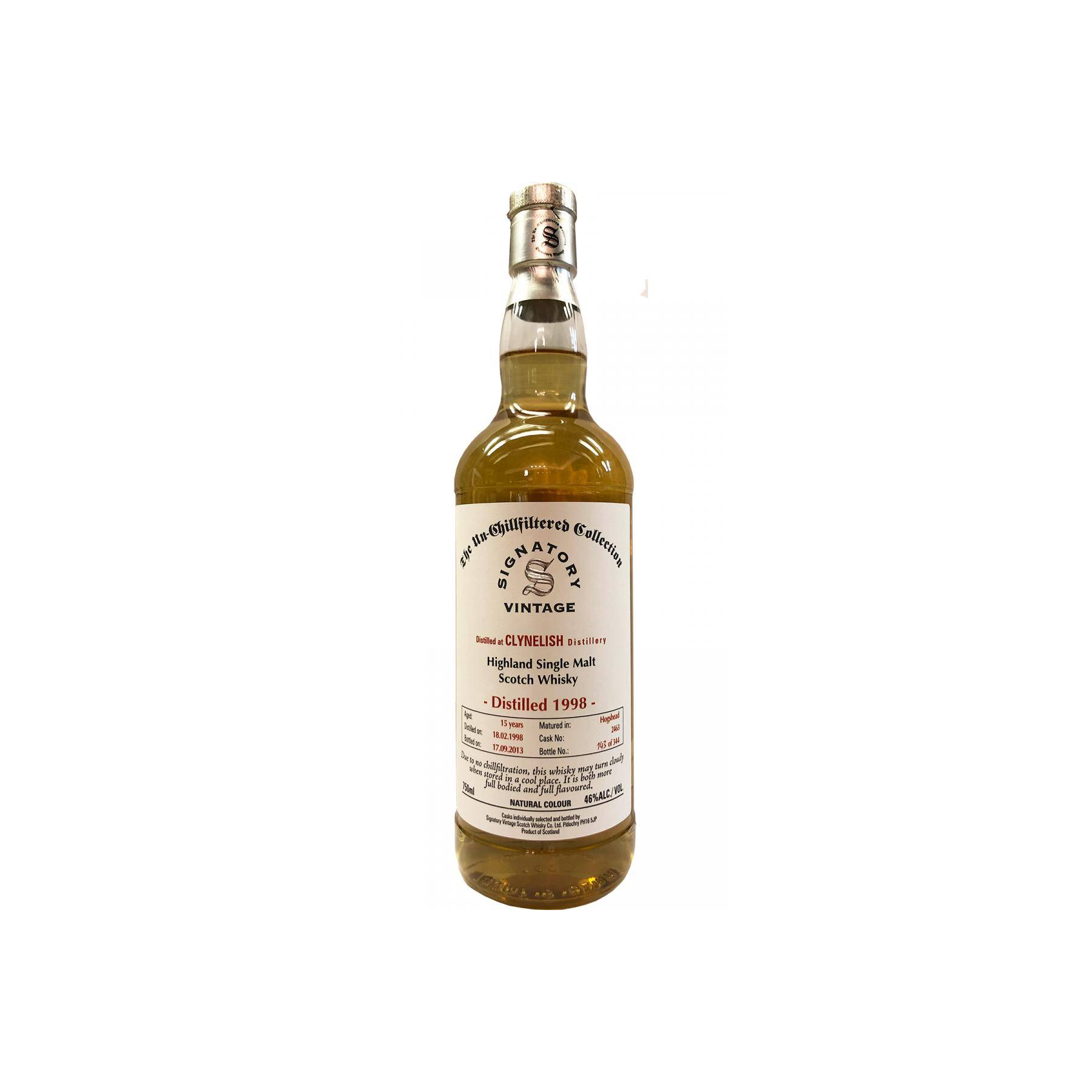 Clynelish The Un-Chillfiltered Collection 1998 15 Years Single Malt Whisky