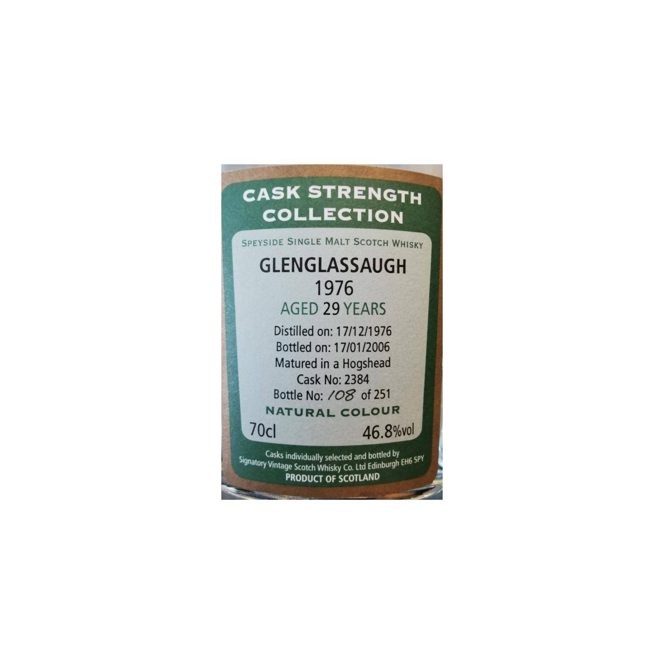Glenglassaugh Cask Strength Collection 1976 29 Years Single Malt Whisky 2