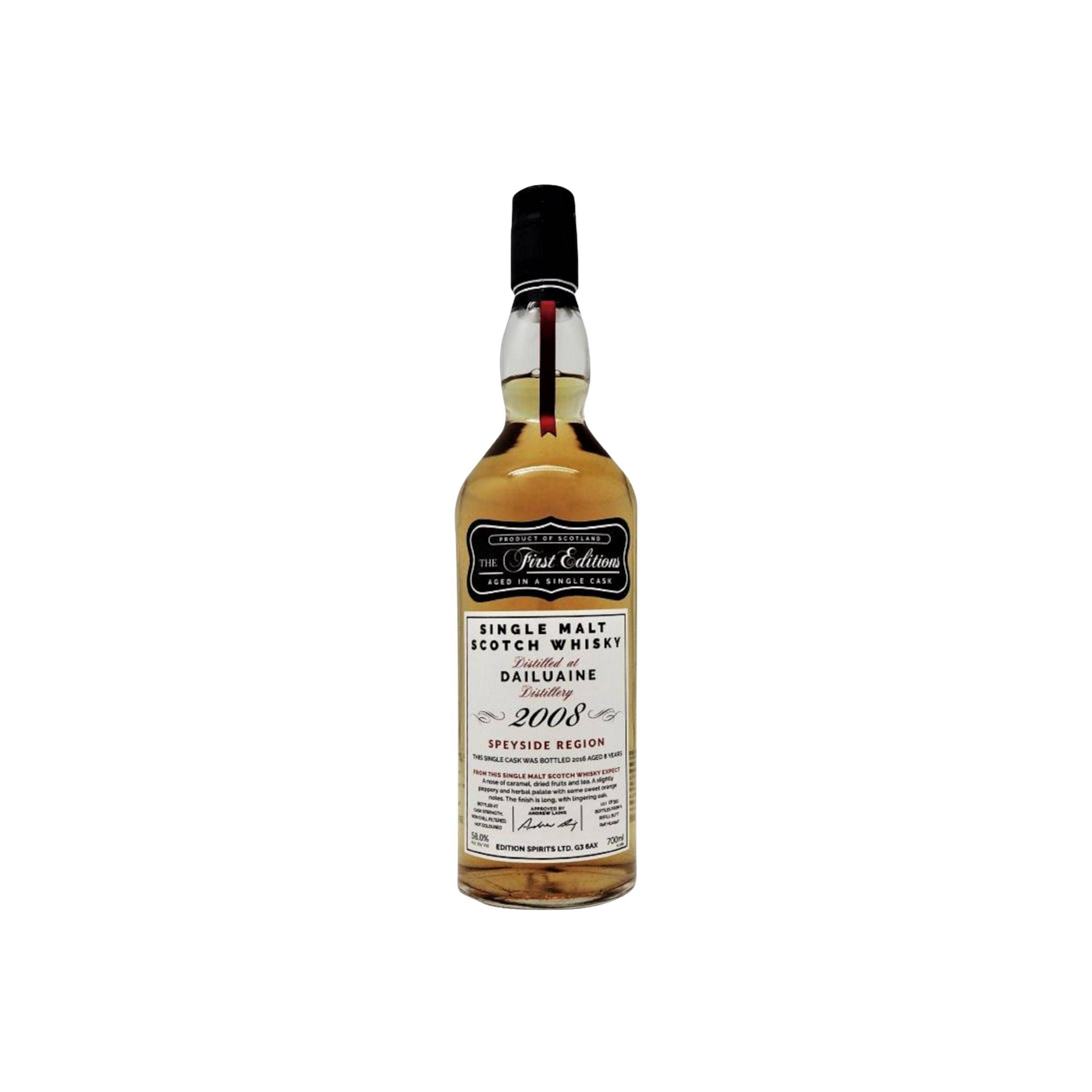 Dailuaine The First Editions 2008 8 Years Single Malt Whisky