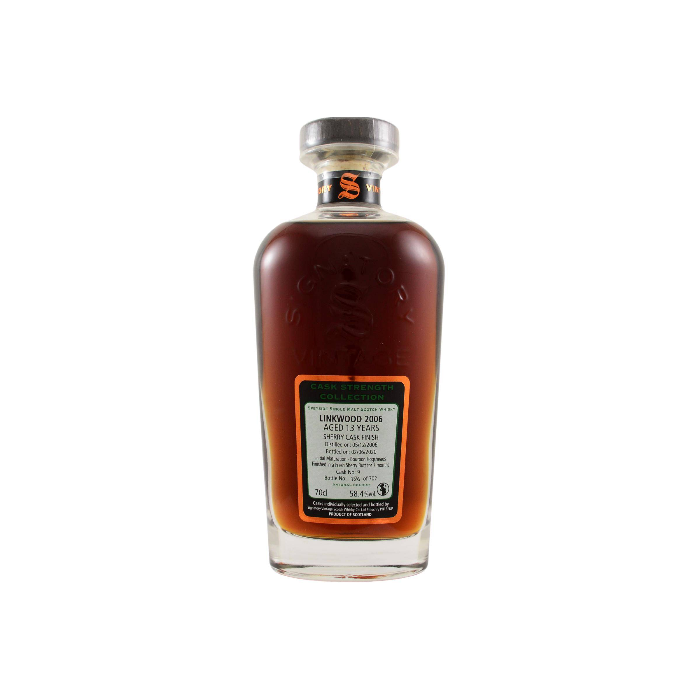 Linkwood Cask Strength Collection 2006 13 Years Single Malt Whisky