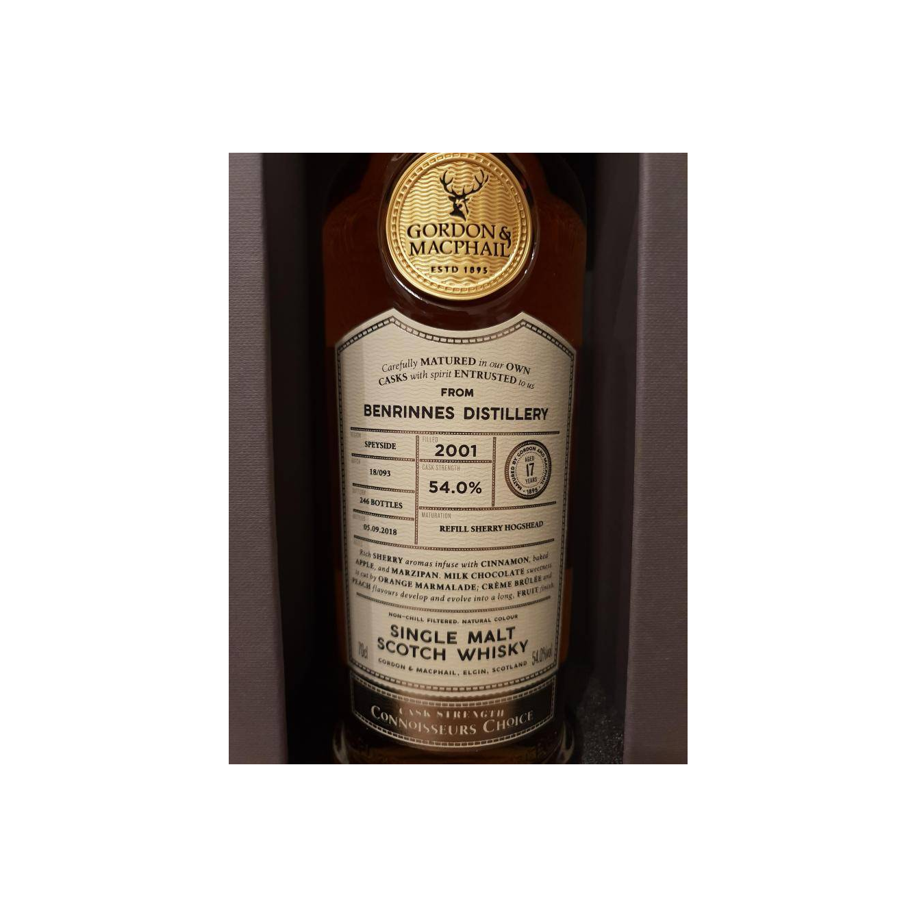 Benrinnes Connoisseurs Choice - Cask Strength 2001 17 Years Single Malt Whisky 3