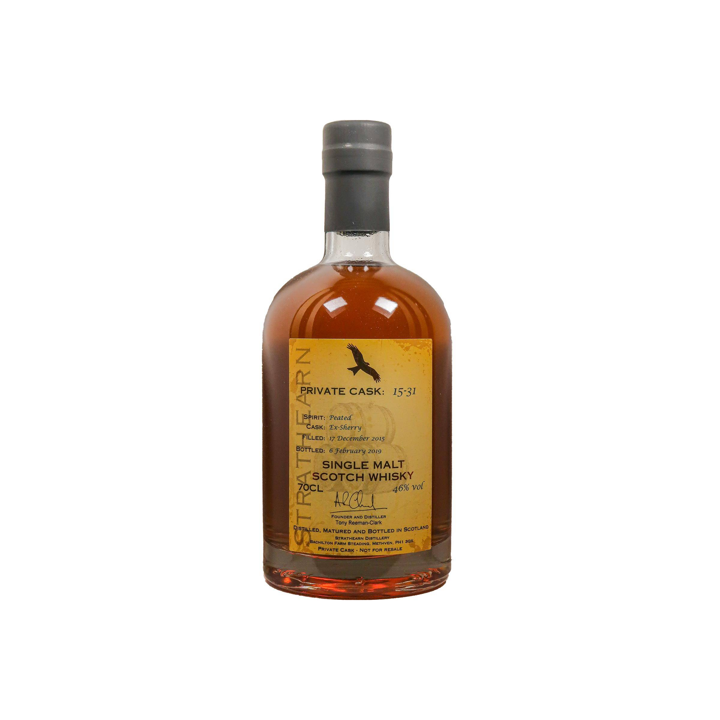Strathearn 2015 3 Years Single Malt Whisky