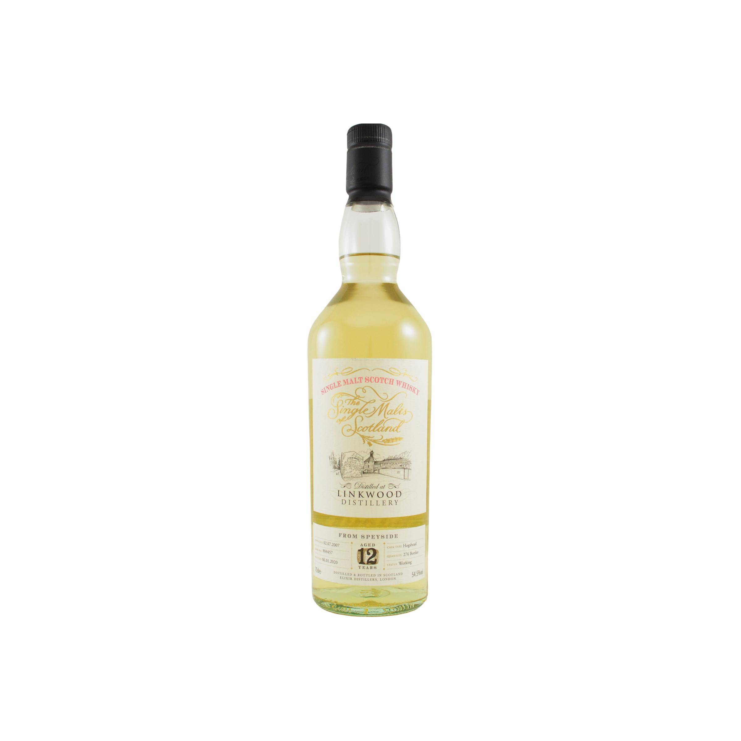 Linkwood The Single Malts of Scotland 2007 12 Years Single Malt Whisky