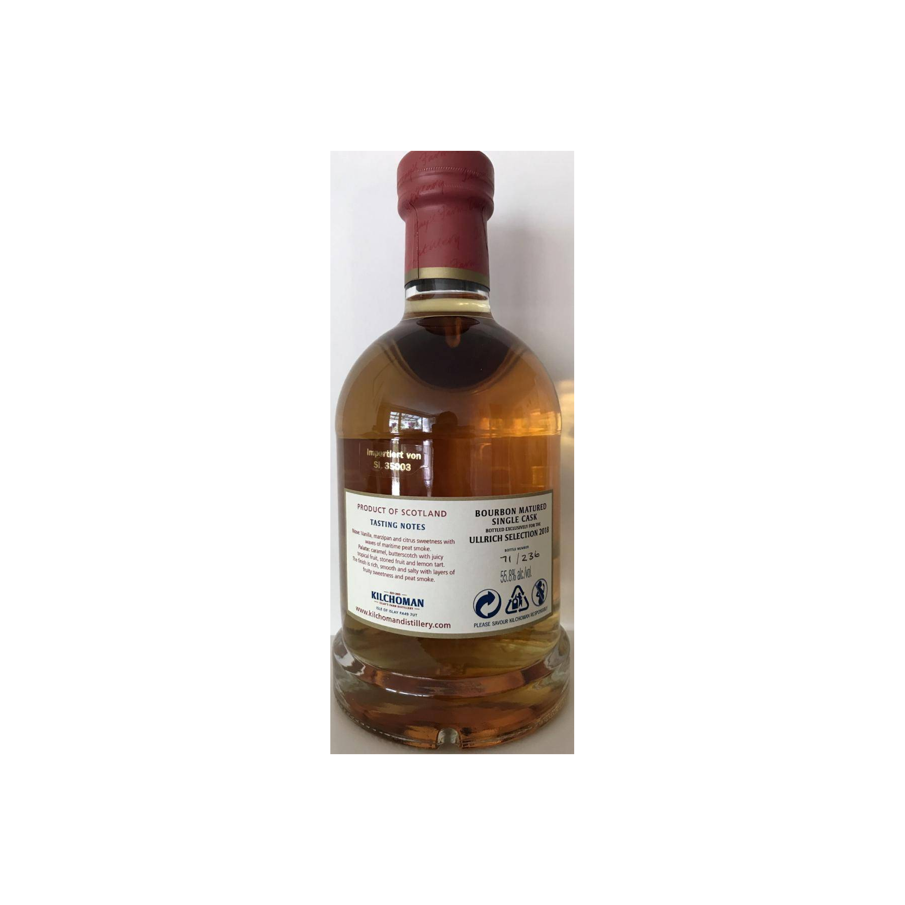 Kilchoman 2008 10 Years Single Malt Whisky 3