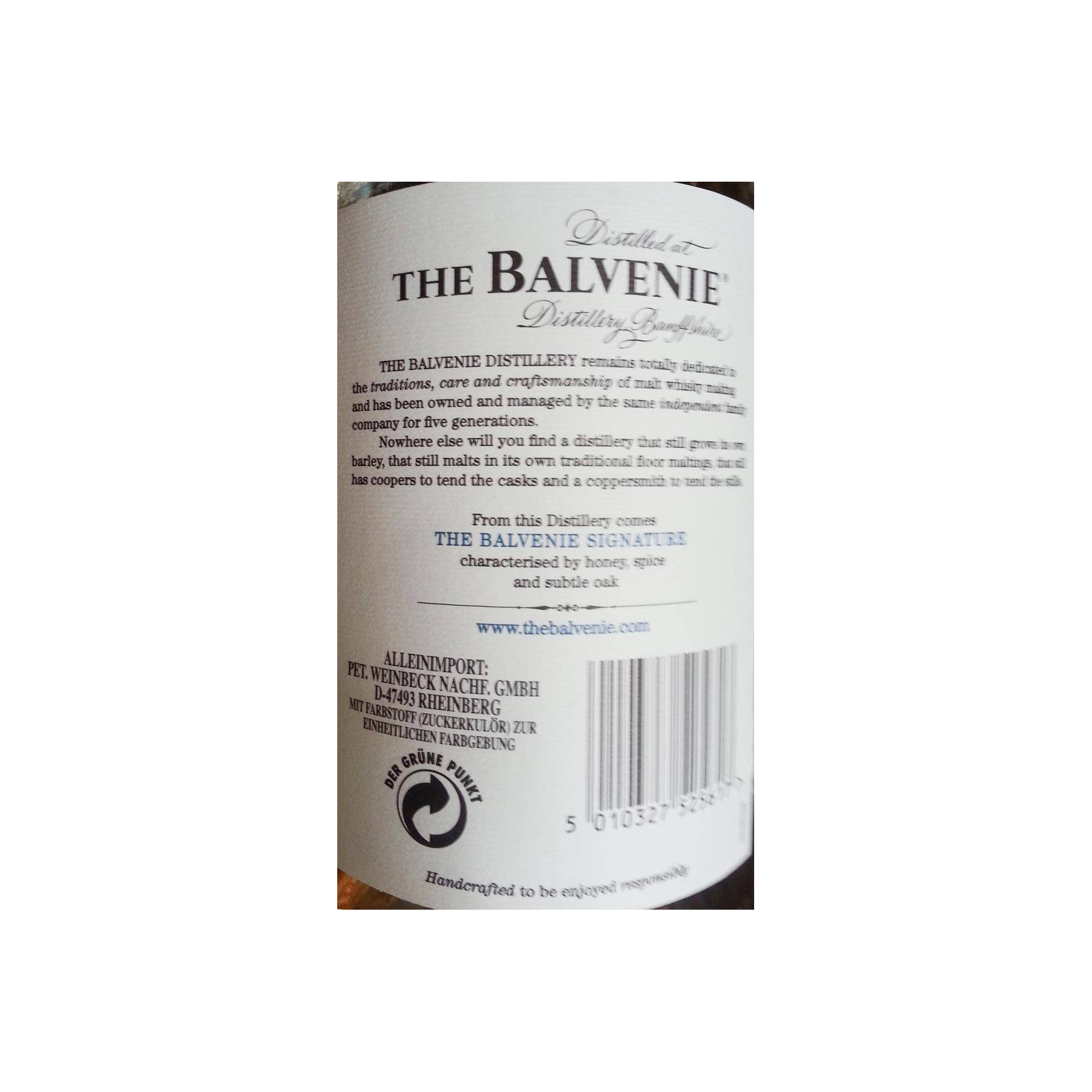 The Balvenie 12 Years Single Malt Whisky 3