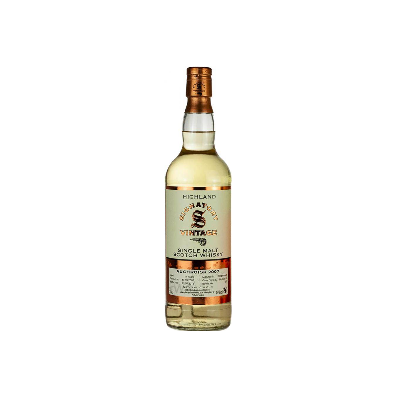Auchroisk Vintage Collection 2007 11 Years Single Malt Whisky