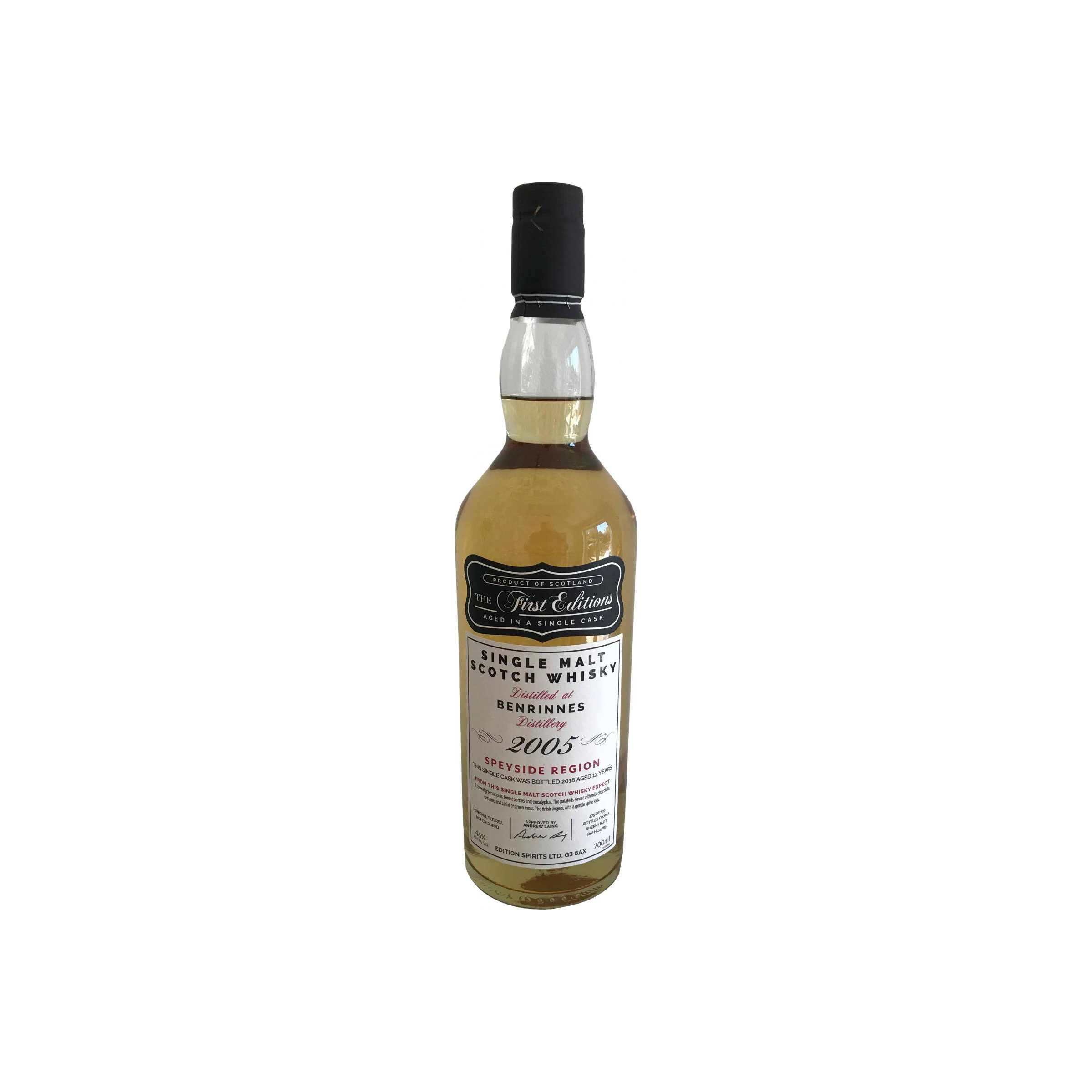 Benrinnes The First Editions 2005 12 Years Single Malt Whisky
