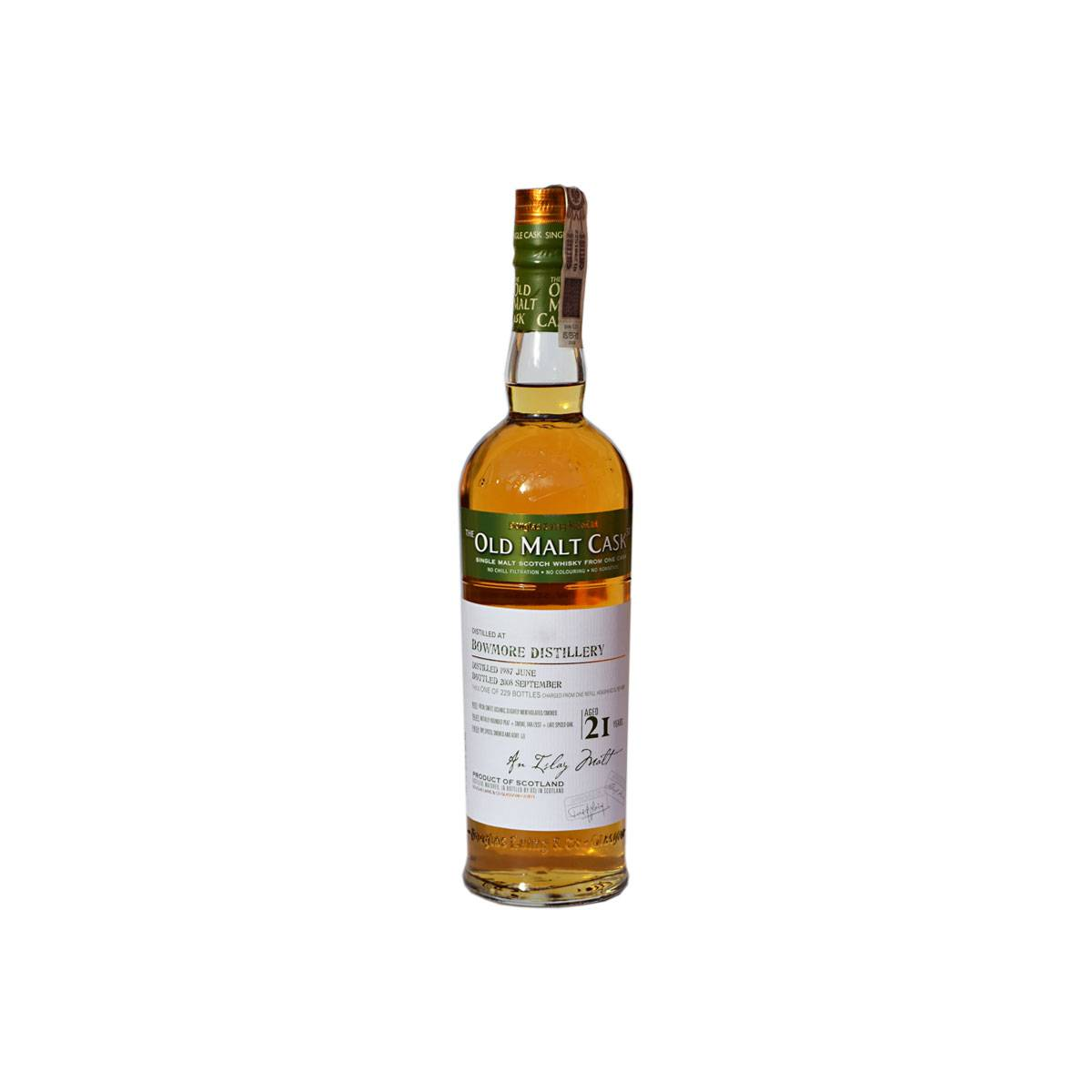 Bowmore Old Malt Cask 1987 21 Years Single Malt Whisky