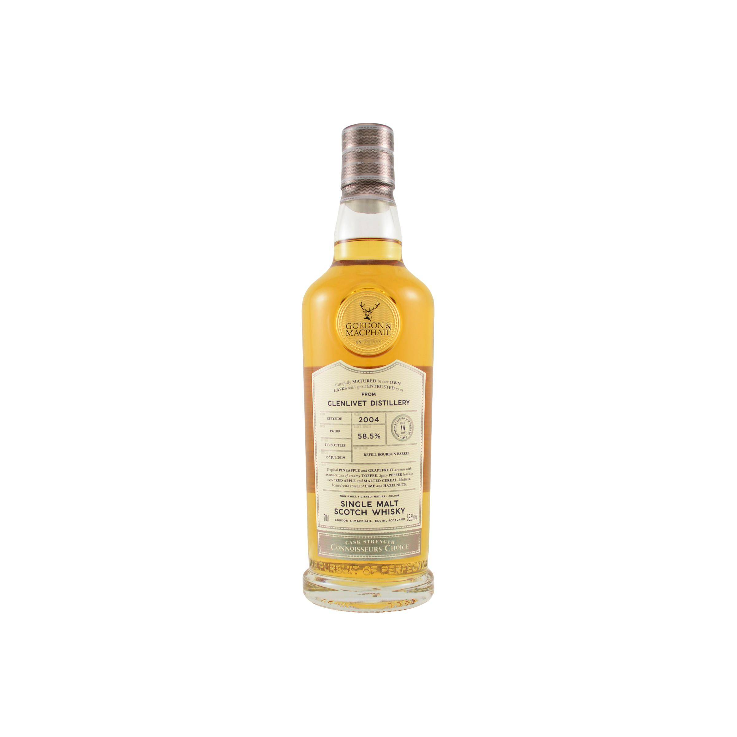 The Glenlivet Connoisseurs Choice - Cask Strength 2004 14 Years Single Malt Whisky