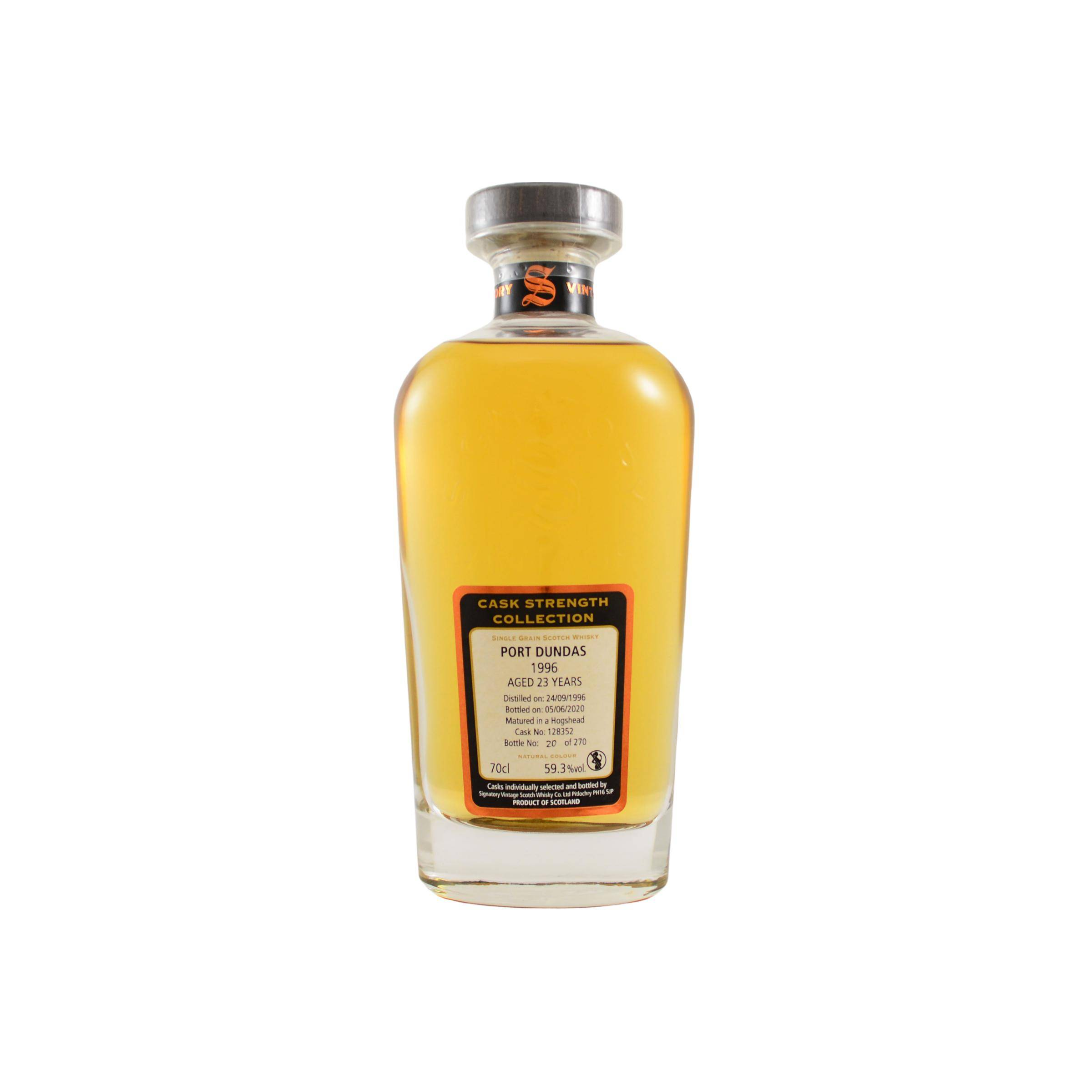 Port Dundas Cask Strength Collection 1996 23 Years Single Grain Whisky
