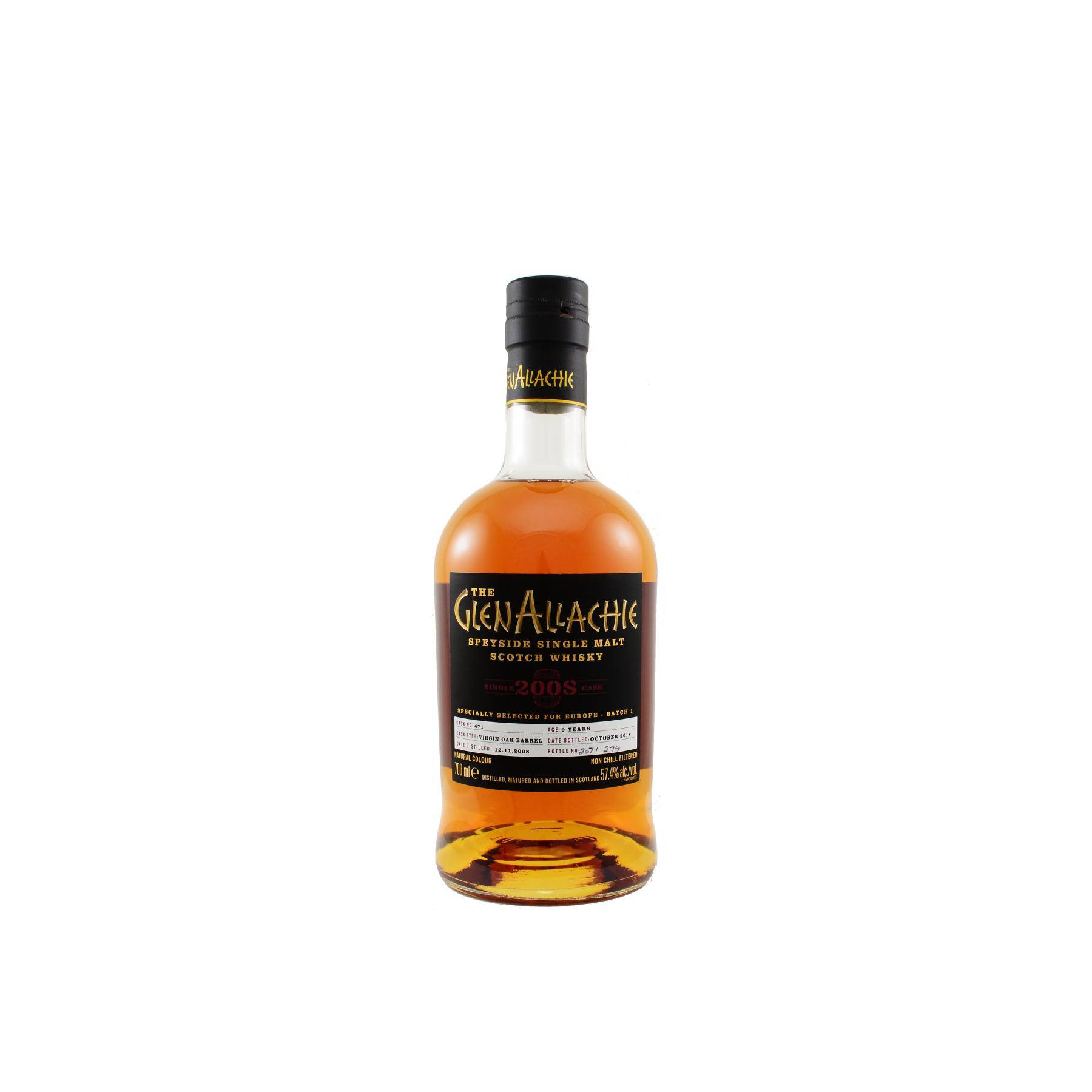 The GlenAllachie 2008 9 Years Single Malt Whisky