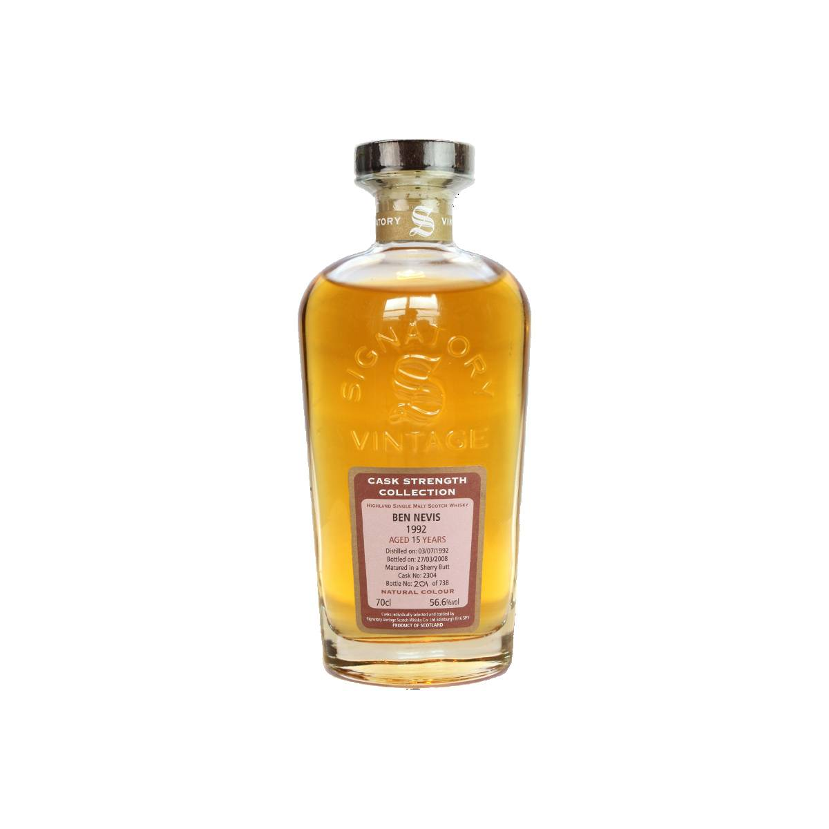 Ben Nevis Cask Strength Collection 1992 15 Years Single Malt Whisky