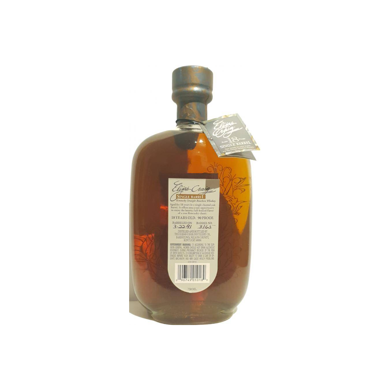 Elijah Craig Single Cask 18 Years Bourbon Whisky 3