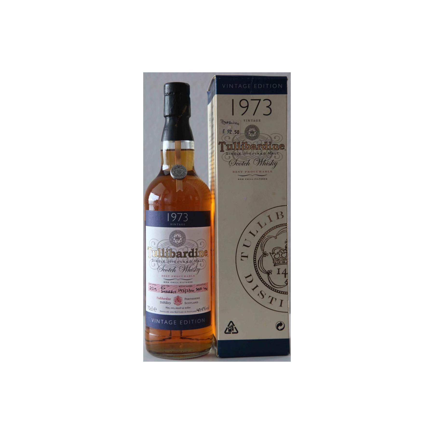 Tullibardine 1973 31 Years Single Malt Whisky 2