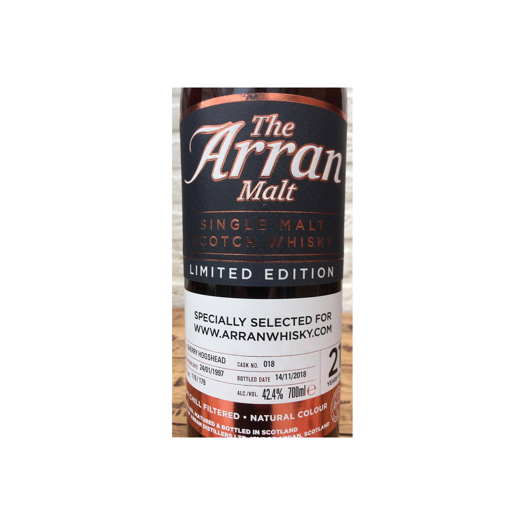 Arran Limited Edition 1997 21 Years Single Malt Whisky 2