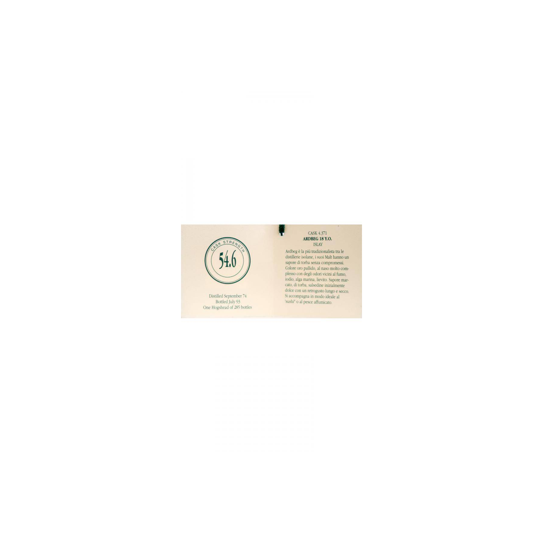 Ardbeg Barrel Selection 1974 18 Years Single Malt Whisky 2