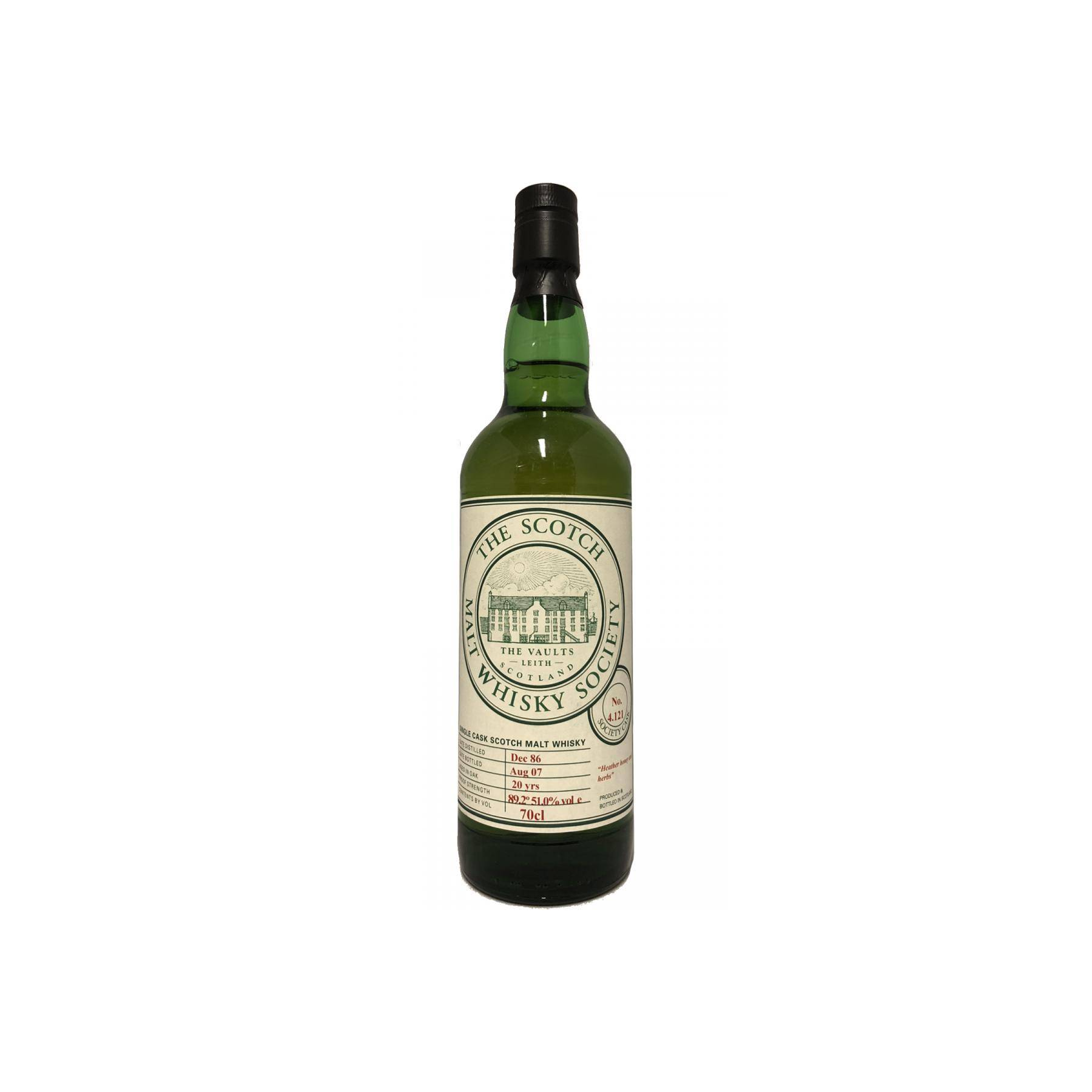 The Scotch Malt Whisky Society 1986 20 Years Single Malt Whisky