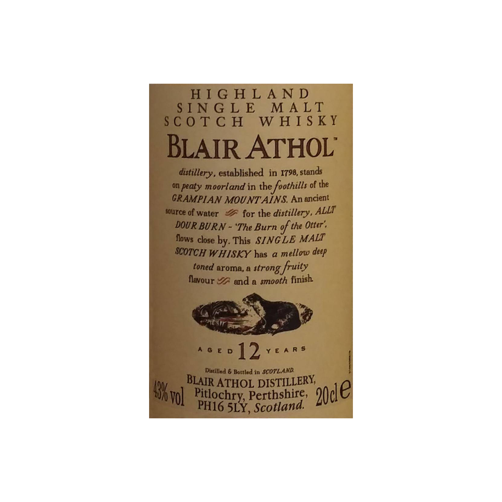 Blair Athol 12 Years Single Malt Whisky 2