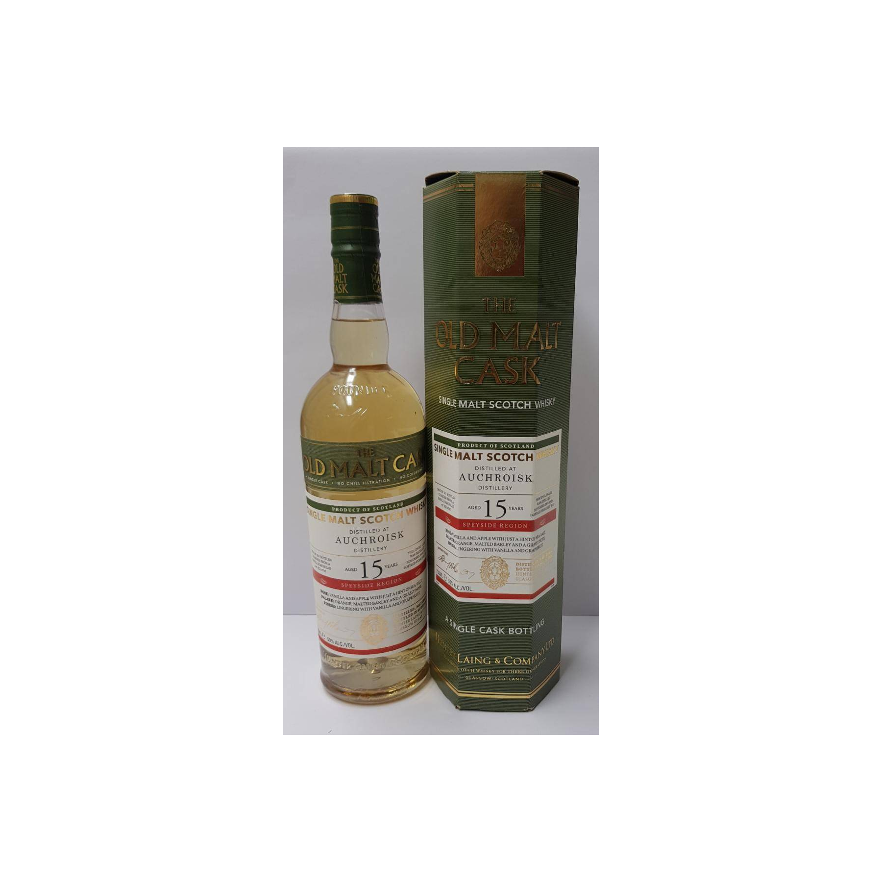 Auchroisk Old Malt Cask 2002 15 Years Single Malt Whisky 2