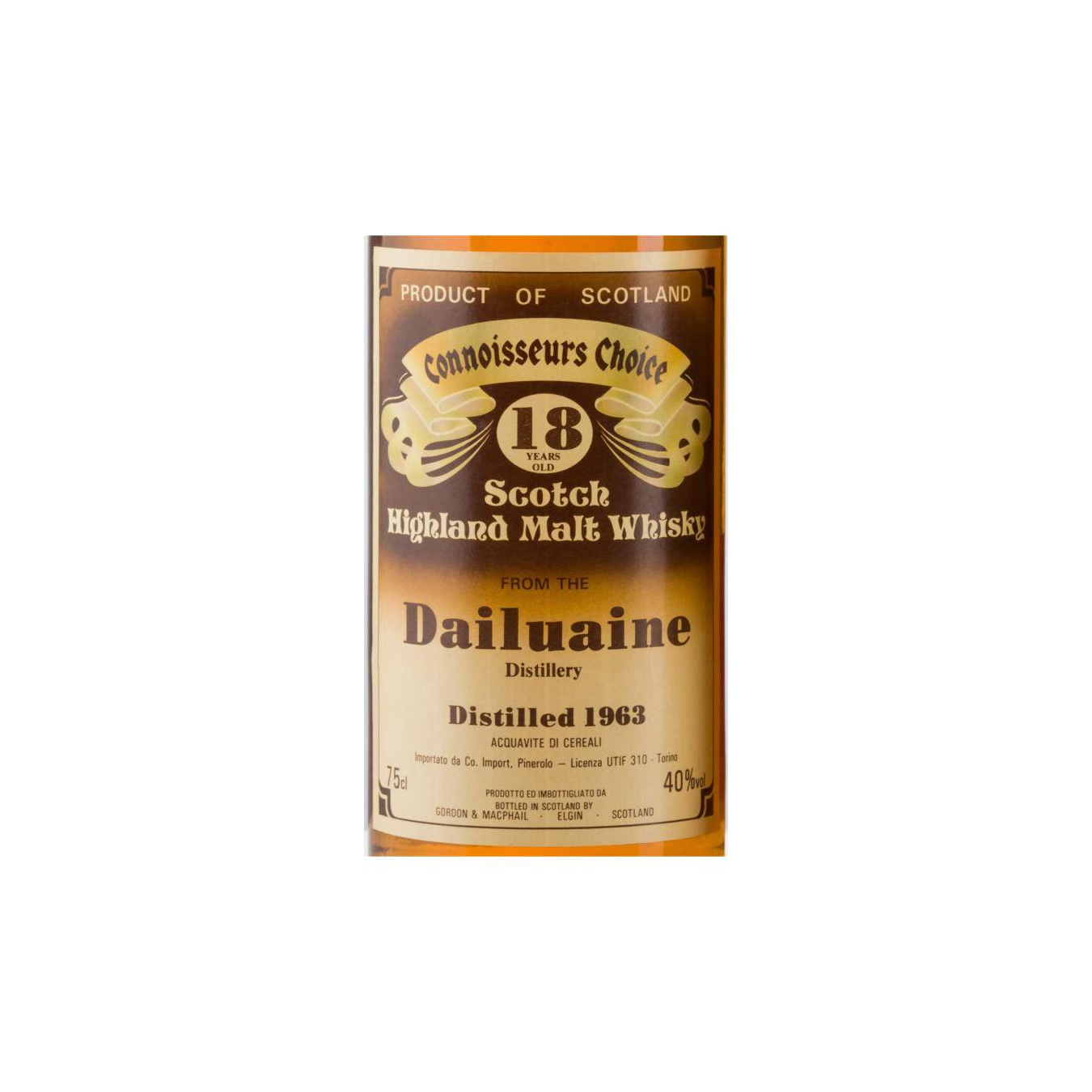 Dailuaine Connoisseurs Choice 1963 18 Years Single Malt Whisky 2