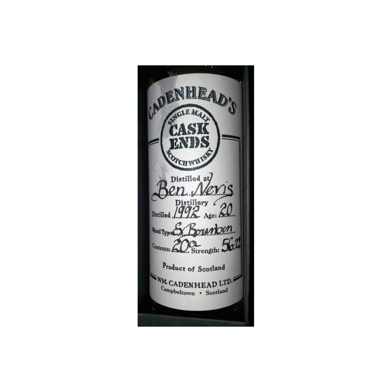 Ben Nevis 1992 20 Years Single Malt Whisky