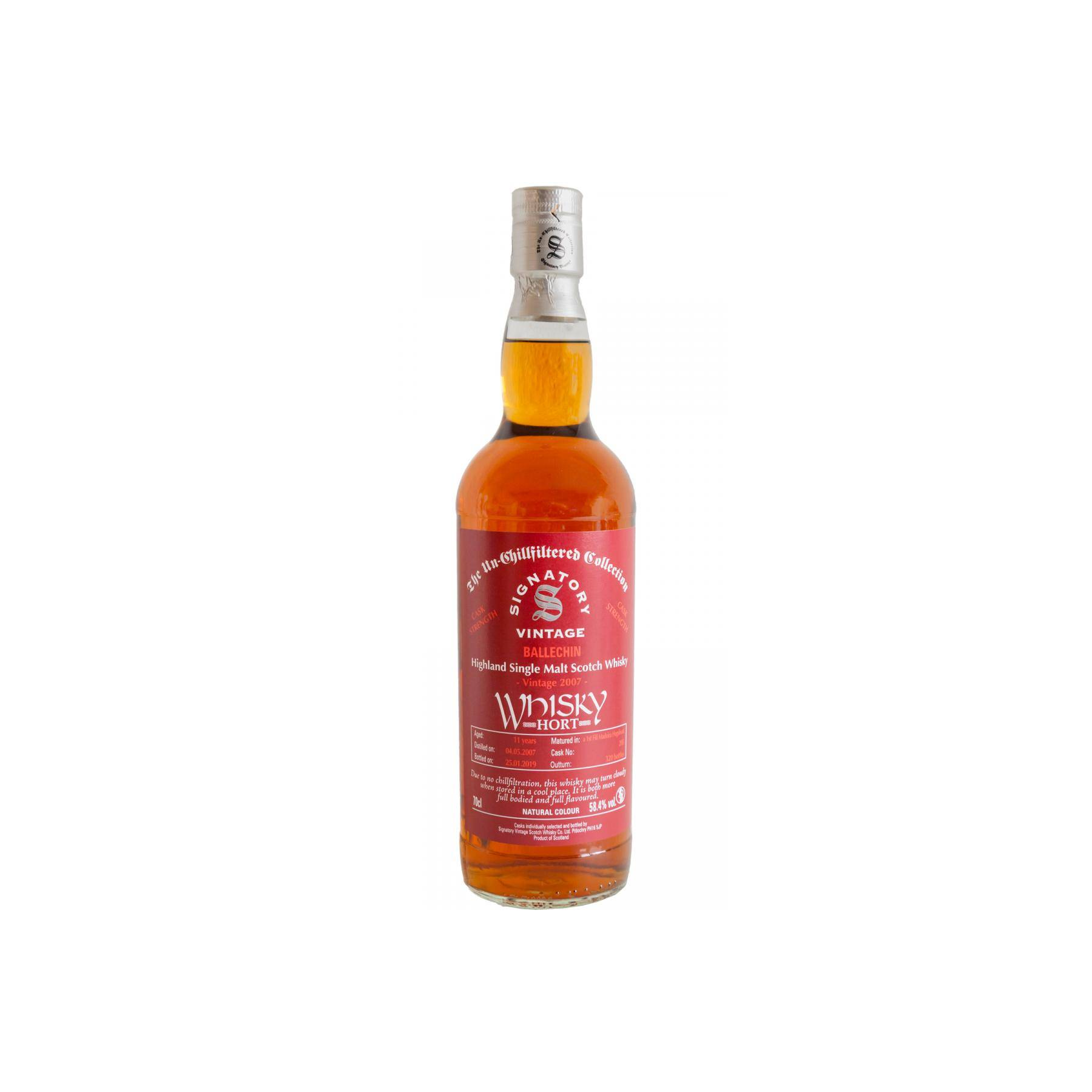 Edradour 2007 11 Years Single Malt Whisky