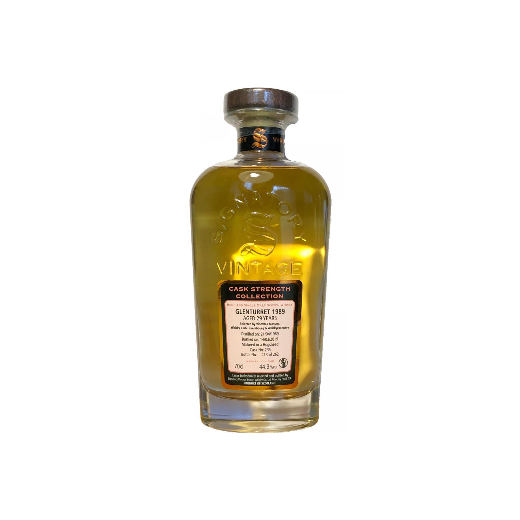 The Glenturret Cask Strength Collection 1989 29 Years Single Malt Whisky