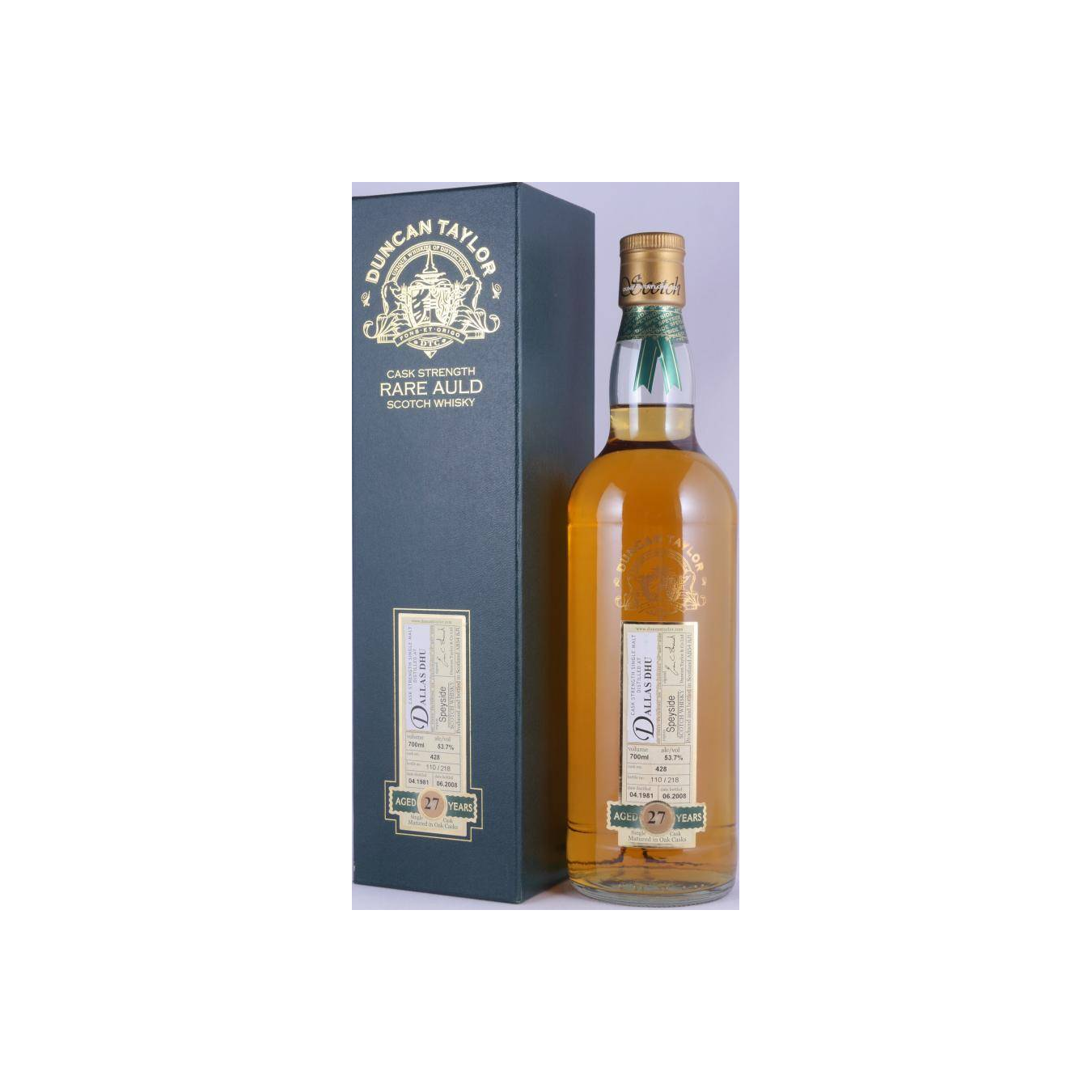 Dallas Dhu Rare Auld 1981 27 Years Single Malt Whisky 2