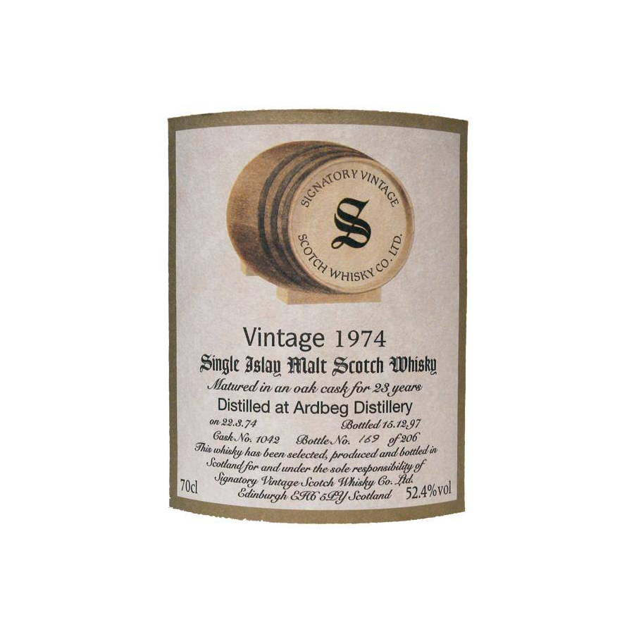 Ardbeg Vintage Collection - Dumpy 1974 23 Years Single Malt Whisky 2