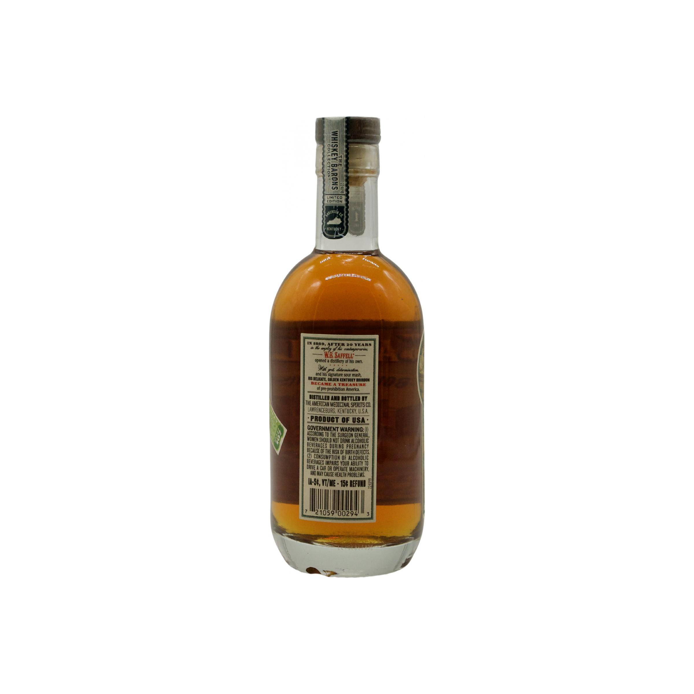W.B. Saffell Kentucky Straight Bourbon Whiskey 3