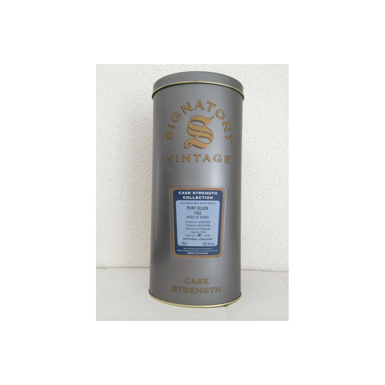 Port Ellen Cask Strength Collection 1982 26 Years Single Malt Whisky 2