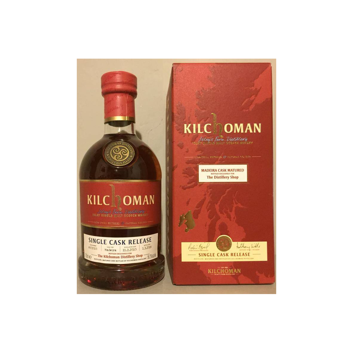 Kilchoman 2010 8 Years Single Malt Whisky 2