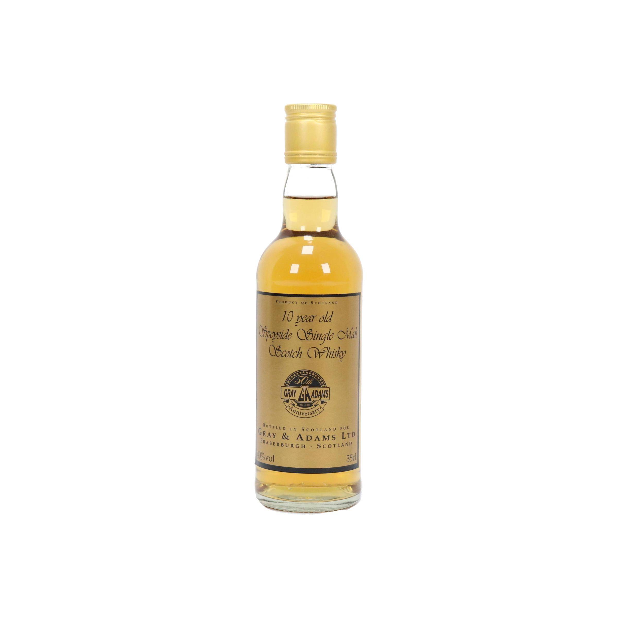 Speyside Single Malt Scotch Whisky 10-year-old G&AL 2