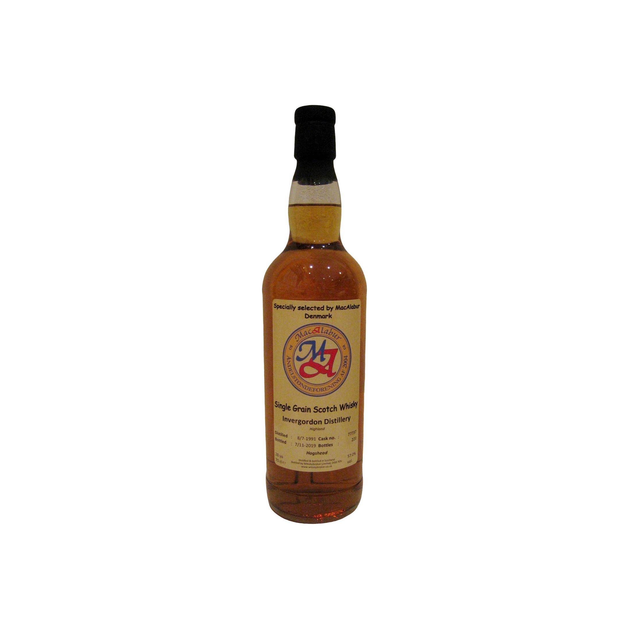 Invergordon 1991 28 Years Single Grain Whisky
